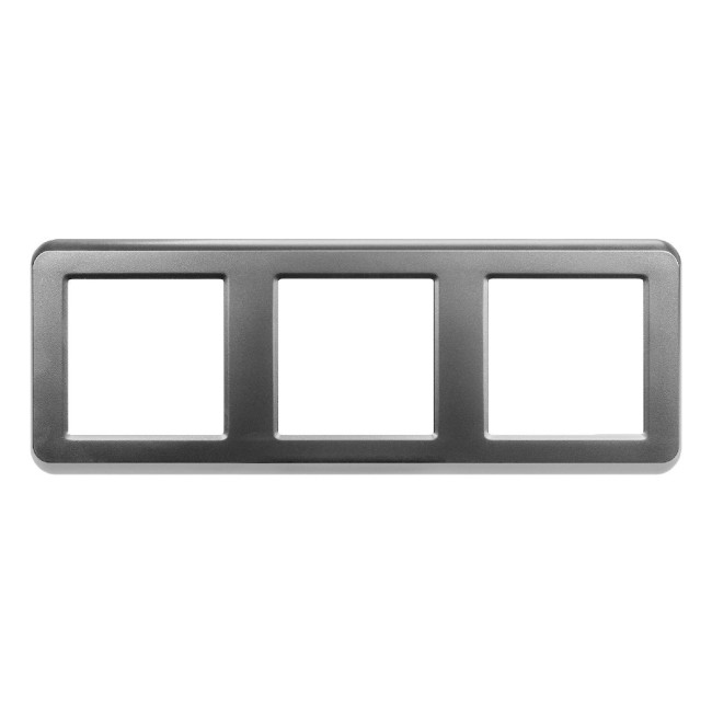 Рамка пластиковая Arlight FRM-VERSA-PL-3-GR 043785 Рамка пластиковая Arlight FRM-VERSA-PL-3-GR 043785