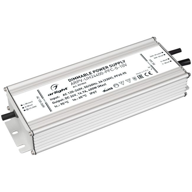 Блок питания Arlight ARPV-UH24400-PFC-0-10V (24V, 16.7A, 400W) 031043 Блок питания Arlight ARPV-UH24400-PFC-0-10V (24V, 16.7A, 400W) 031043