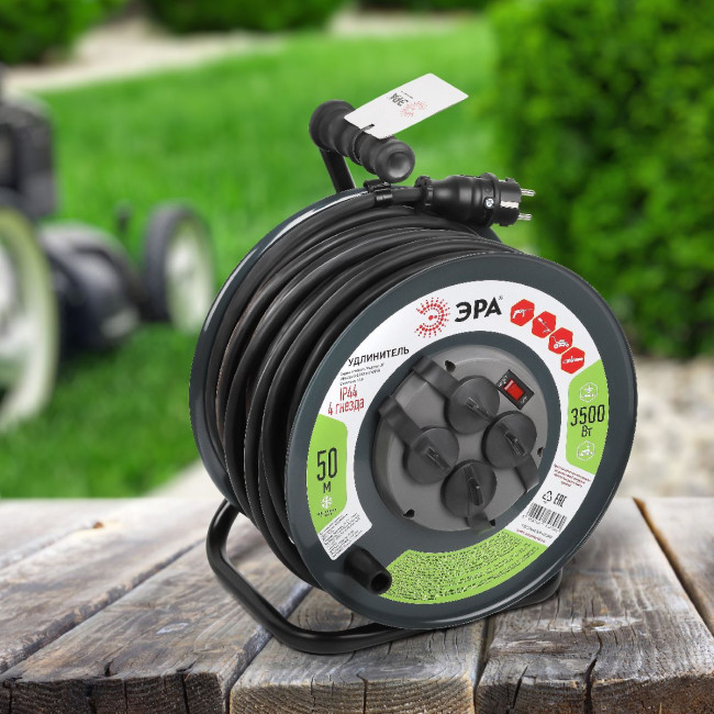 Удлинитель силовой Эра RMx-4es-3x2.5-50m-IP44(KG) Б0052919 Удлинитель силовой Эра RMx-4es-3x2.5-50m-IP44(KG) Б0052919