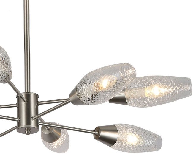 Люстра на штанге Escada Desire 10165/8PL Nickel