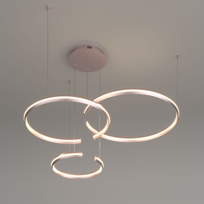 Подвесная люстра Eurosvet Gap 90180/3 сатин-никель a045427