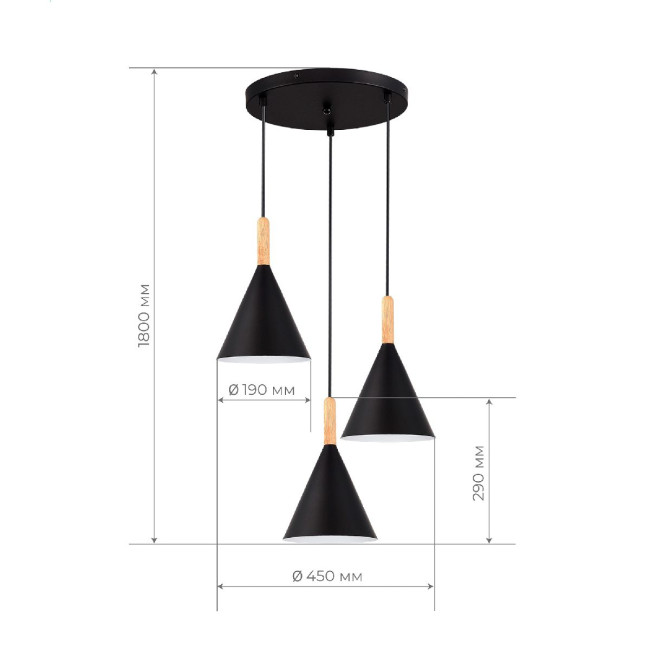 Подвесной светильник Evoluce Arket SLE1255-423-03 Подвесной светильник Evoluce Arket SLE1255-423-03
