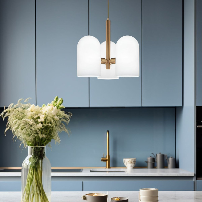 Подвесной светильник Eurosvet Bambola 50357/3 латунь a065660 Подвесной светильник Eurosvet Bambola 50357/3 латунь a065660