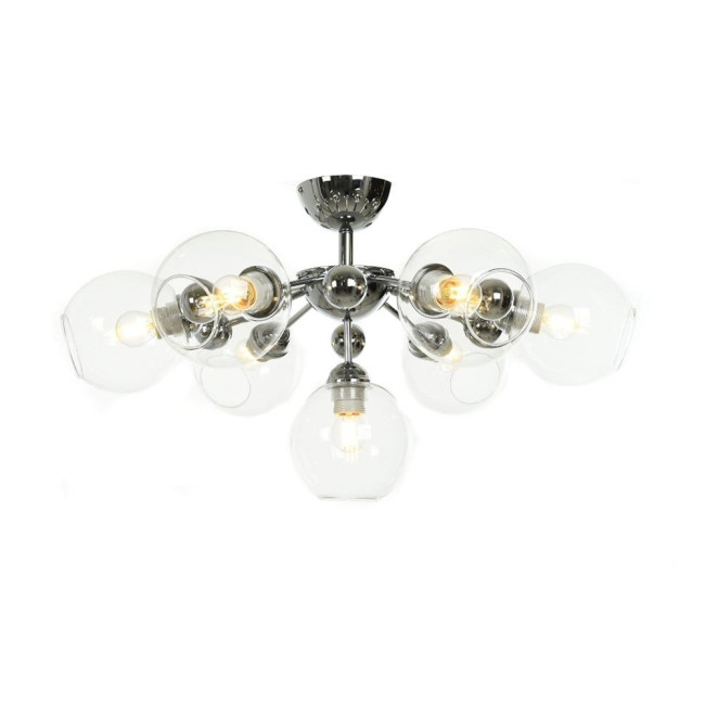 Потолочная люстра Lumina Deco Devoli LDC 8040-7 CHR+PR