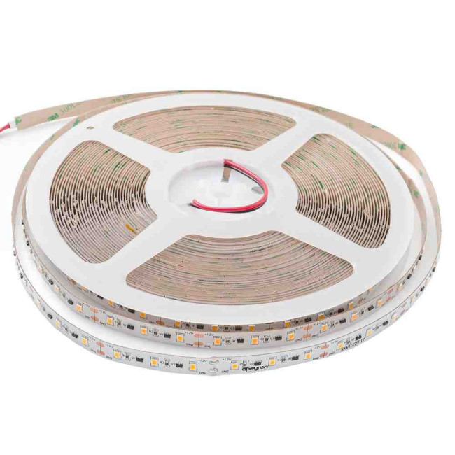 Светодиодная лента Apeyron 12В ПРО 14,4Вт/м smd2835 60д/м IP20 1200Лм/м 20м 3000К 00-115 Светодиодная лента Apeyron 12В ПРО 14,4Вт/м smd2835 60д/м IP20 1200Лм/м 20м 3000К 00-115