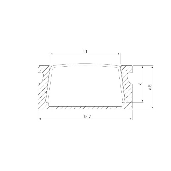Накладной алюминиевый профиль для светодиодной ленты Elektrostandard LL-2-ALP006 4690389170430 Накладной алюминиевый профиль для светодиодной ленты Elektrostandard LL-2-ALP006 4690389170430