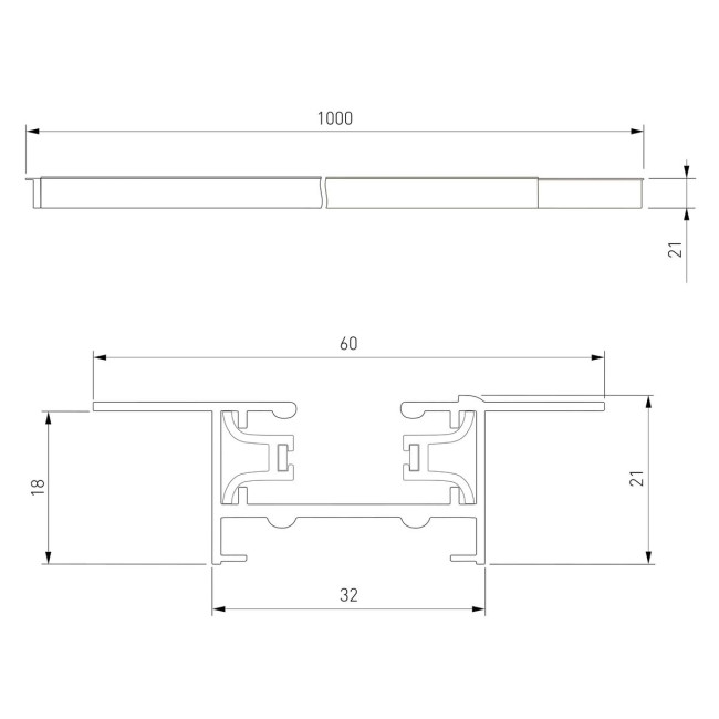 Встраиваемый однофазный шинопровод Elektrostandard Track Rail BK Recessed 4690389178528 a057091 Встраиваемый однофазный шинопровод Elektrostandard Track Rail BK Recessed 4690389178528 a057091