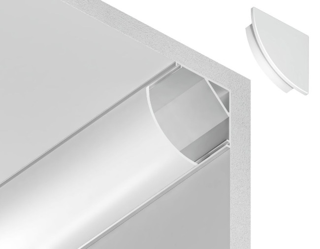 Алюминиевый угловой профиль Ambrella Light Alum Profile GP2100WH Алюминиевый угловой профиль Ambrella Light Alum Profile GP2100WH