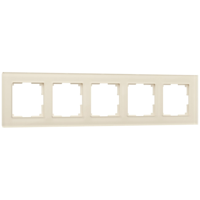 Рамка на 5 постов Werkel Favorit молочный 4690389183461 W0051141