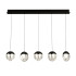 Подвесной светильник Delight Collection MD24001033-5B black/clear