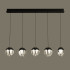 Подвесной светильник Delight Collection MD24001033-5B black/clear