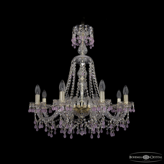 Подвесная люстра Bohemia Ivele Crystal 1410/8/240/XL-74 G V7010