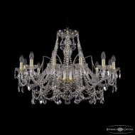 Подвесная люстра Bohemia Ivele Crystal 1411/12/300 G Leafs