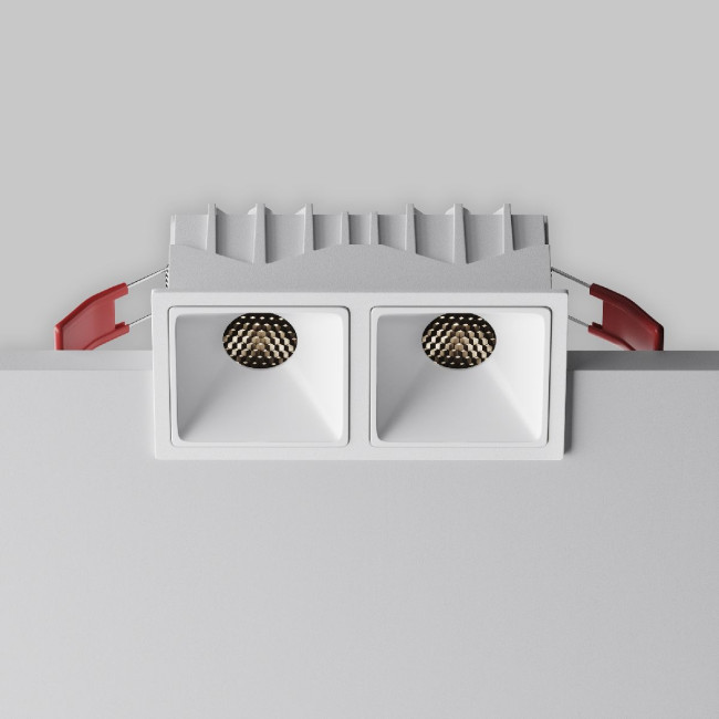 Встраиваемый светильник Maytoni Alfa LED DL043-02-10W4K-SQ-W-1 Встраиваемый светильник Maytoni Alfa LED DL043-02-10W4K-SQ-W-1