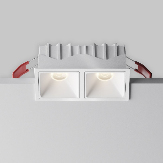 Встраиваемый светильник Maytoni Alfa LED DL043-02-10W4K-SQ-W-1 Встраиваемый светильник Maytoni Alfa LED DL043-02-10W4K-SQ-W-1