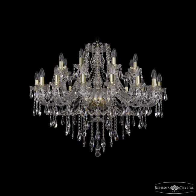 Подвесная люстра Bohemia Ivele Crystal 1415/16+8/360 G Подвесная люстра Bohemia Ivele Crystal 1415/16+8/360 G