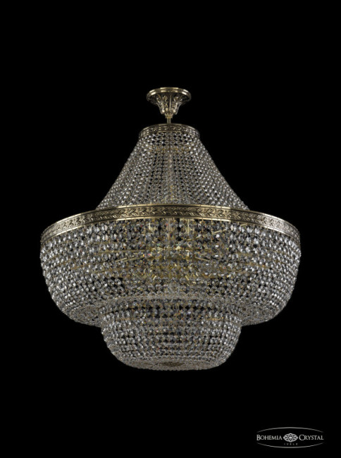 Люстра на штанге Bohemia Ivele Crystal 19101/H1/80IV GB Люстра на штанге Bohemia Ivele Crystal 19101/H1/80IV GB