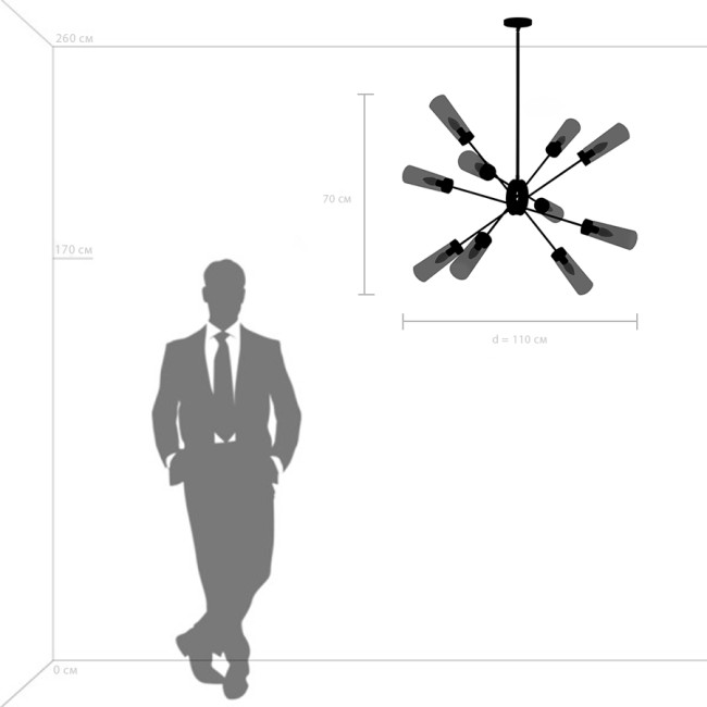 Люстра на штанге Lightstar Crotone 690103 Люстра на штанге Lightstar Crotone 690103