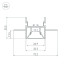 Алюминиевый профиль Arlight FOLED-CEIL-CENTER-3000 044853 Алюминиевый профиль Arlight FOLED-CEIL-CENTER-3000 044853