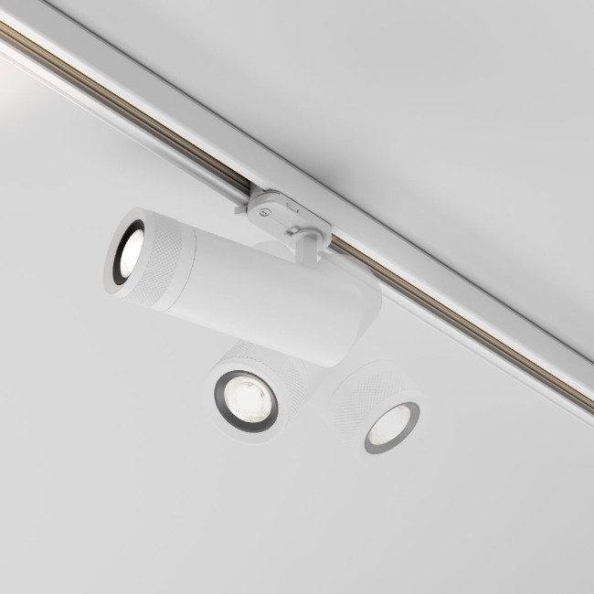 Трековый трехфазный светильник Maytoni Focus Zoom TR198-3-20W4K-Z-W Трековый трехфазный светильник Maytoni Focus Zoom TR198-3-20W4K-Z-W