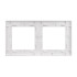 Рамка двухместная Arlight FRM-GLARE-GS-2-WH 043796