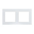 Рамка двухместная Arlight FRM-GLARE-GS-2-WH 043796
