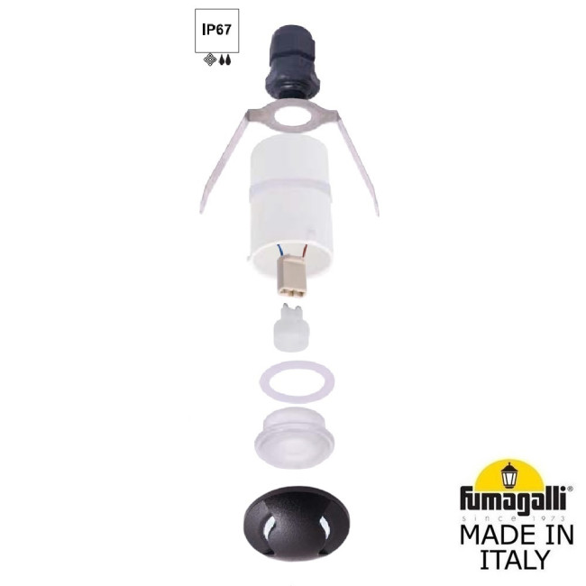 Уличный встраиваемый светильник Fumagalli Teresa 2L2.000.000.AXZ1L Уличный встраиваемый светильник Fumagalli Teresa 2L2.000.000.AXZ1L