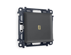 Комплект механизма 1-кл выключателя с подсветкой Ambrella Volt Alfa MA902010