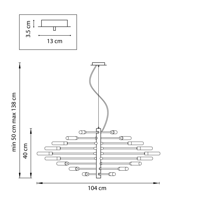 Подвесная люстра Lightstar RAGNO 733187