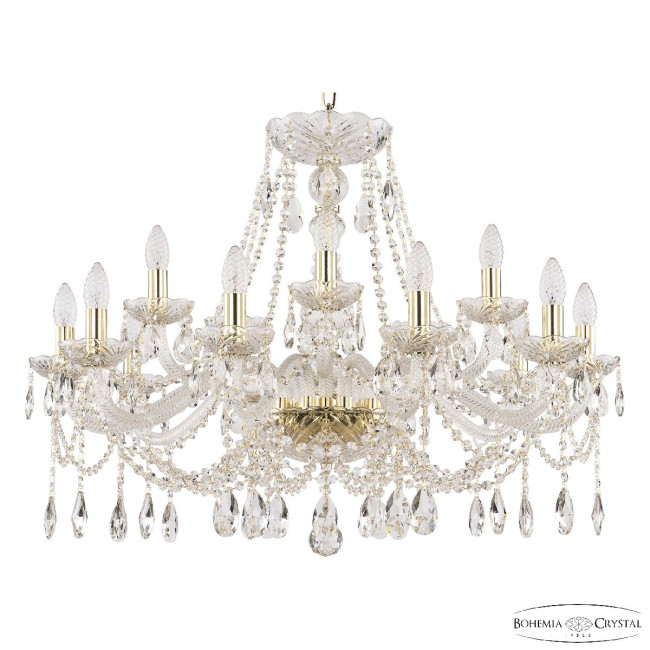 Подвесная люстра Bohemia Ivele Crystal 107/10+5/300 G Подвесная люстра Bohemia Ivele Crystal 107/10+5/300 G