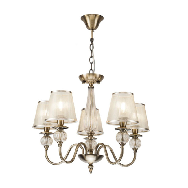 Подвесная люстра Freya Inessa FR2685PL-05BZ Подвесная люстра Freya Inessa FR2685PL-05BZ