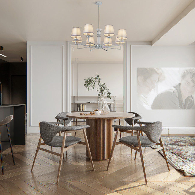 Люстра на штанге Arte Milano 344401/8 CR Люстра на штанге Arte Milano 344401/8 CR