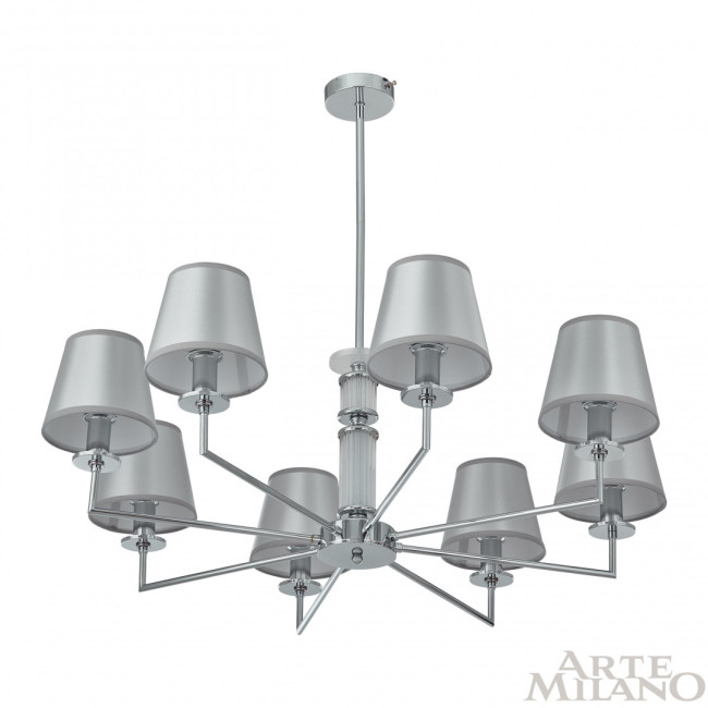Люстра на штанге Arte Milano 344401/8 CR Люстра на штанге Arte Milano 344401/8 CR