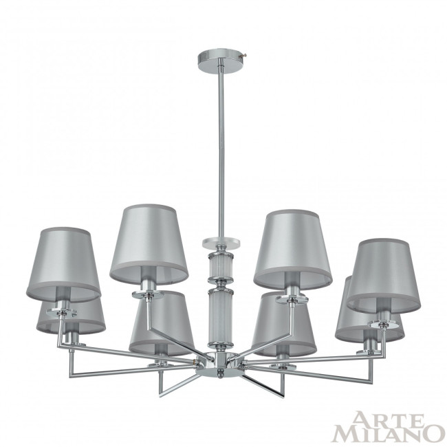 Люстра на штанге Arte Milano 344401/8 CR Люстра на штанге Arte Milano 344401/8 CR