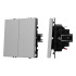 Механизм выключателя двухклавишный проходной Arlight SWT-NOBE-MKP2-SFPL-IS (230V, 10A) 059423 Механизм выключателя двухклавишный проходной Arlight SWT-NOBE-MKP2-SFPL-IS (230V, 10A) 059423