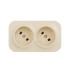 Розеточный блок двойной б/з Legrand Quteo 782261 Розеточный блок двойной б/з Legrand Quteo 782261