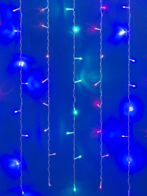 Светодиодная гирлянда (UL-00002270) Uniel бахрома 230V разноцветный ULD-B3010-200/DTA Multi IP20