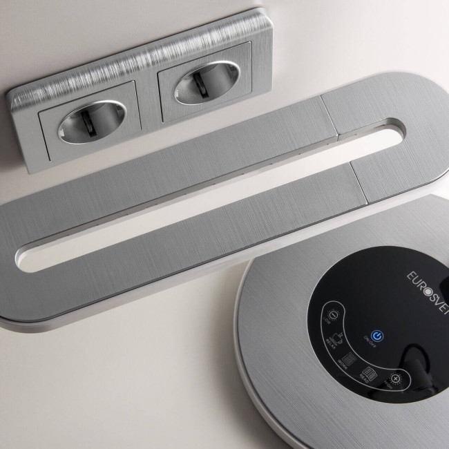 Рамка на 2 поста Werkel Stream серебряный W0022106 4690389162213 Рамка на 2 поста Werkel Stream серебряный W0022106 4690389162213