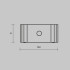 Комплект креплений для профиля 35×35 4шт Maytoni Led Strip ALM-3535A-MT 642032