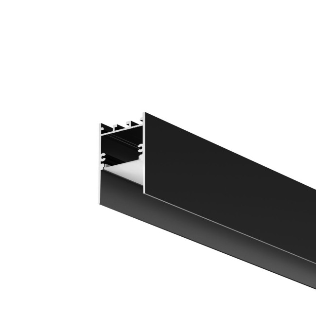 Алюминиевый профиль накладной-подвесной 35x51 Maytoni Led Strip ALM-3551-B-2M 633011 Алюминиевый профиль накладной-подвесной 35x51 Maytoni Led Strip ALM-3551-B-2M 633011