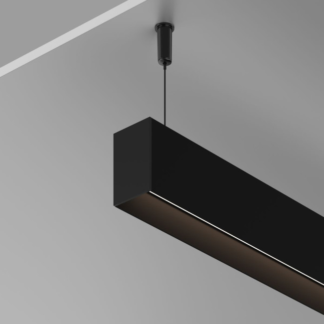 Алюминиевый профиль накладной-подвесной 35x51 Maytoni Led Strip ALM-3551-B-2M 633011 Алюминиевый профиль накладной-подвесной 35x51 Maytoni Led Strip ALM-3551-B-2M 633011
