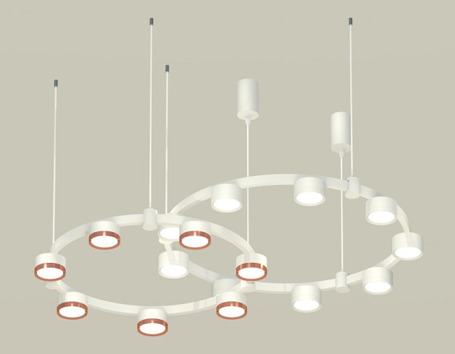 Комплект подвесного светильника Ambrella Light Techno Ring XR92081200 (A9208x2, C9241,C9236,N8112,N8126)