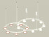 Комплект подвесного светильника Ambrella Light Techno Ring XR92081200 (A9208x2, C9241,C9236,N8112,N8126)
