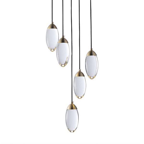 Каскадная люстра DeLight Collection Celestial MT8848-5H brass Каскадная люстра DeLight Collection Celestial MT8848-5H brass
