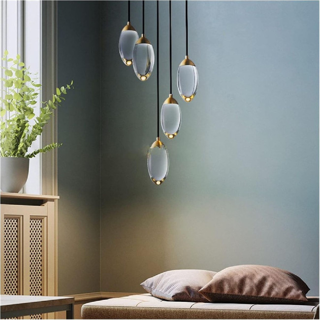 Каскадная люстра DeLight Collection Celestial MT8848-5H brass Каскадная люстра DeLight Collection Celestial MT8848-5H brass
