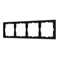 Рамка пластиковая Arlight FRM-NOBE-SFPL-4-BK 054224