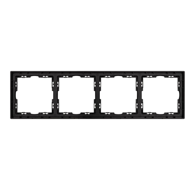 Рамка пластиковая Arlight FRM-NOBE-SFPL-4-BK 054224 Рамка пластиковая Arlight FRM-NOBE-SFPL-4-BK 054224