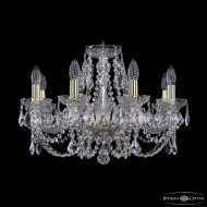 Подвесная люстра Bohemia Ivele Crystal 1402/8/195 G Leafs