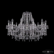 Подвесная люстра Bohemia Ivele Crystal 1403/12/300 Ni Подвесная люстра Bohemia Ivele Crystal 1403/12/300 Ni