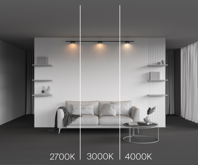 Трековый магнитный светильник Maytoni Zon TR189-1-12W2.7K-B Трековый магнитный светильник Maytoni Zon TR189-1-12W2.7K-B